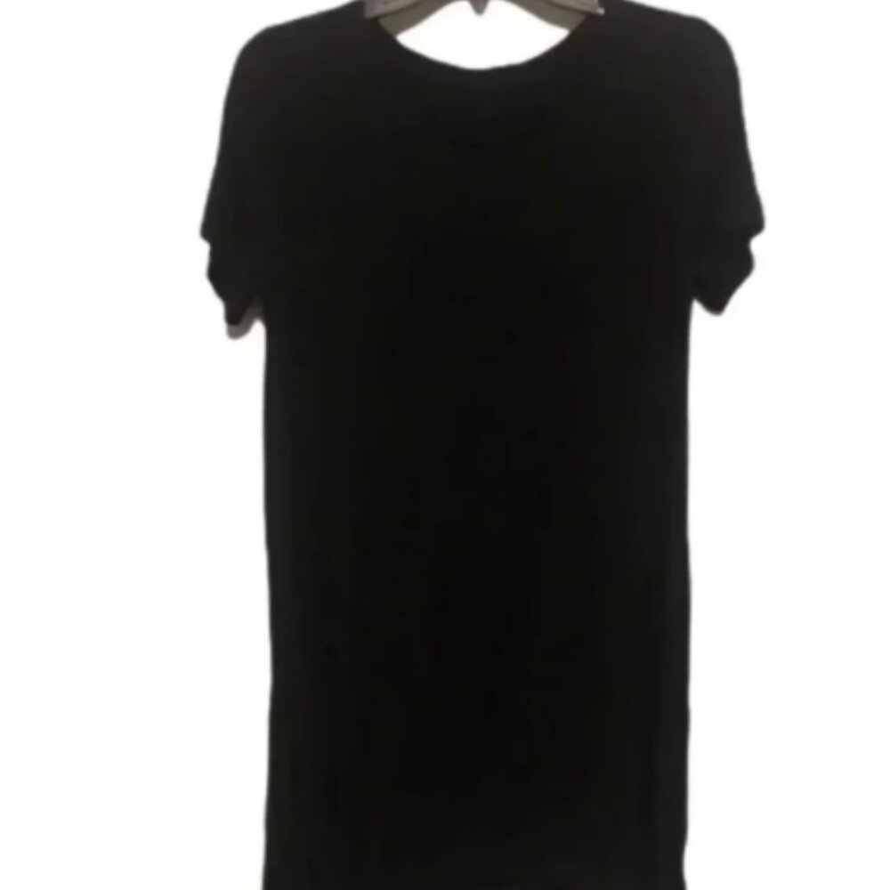 Boutique Brand Tunic Black Tie Knot size Medium